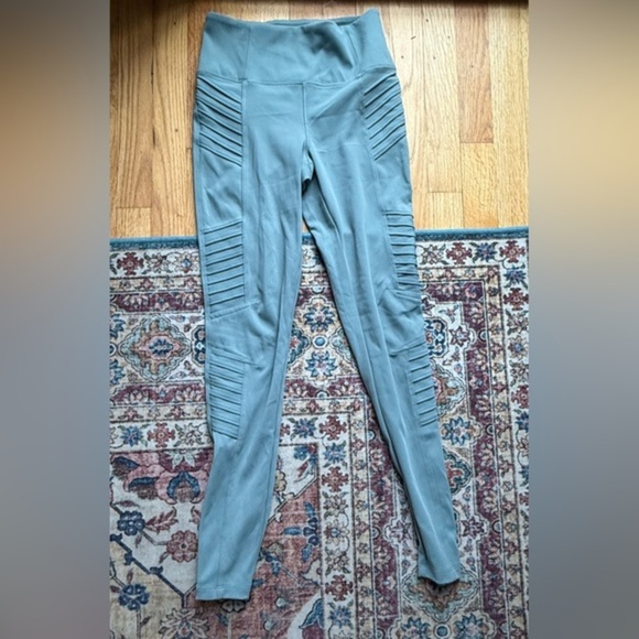 Athleta Pants - Athleta Delancey Moto Tight Size XS Grey